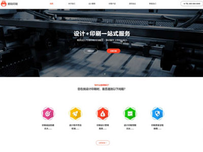 包装设计公司印刷网站制作-案例